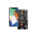 Чохол-флип з екошкіри для телефону Apple iPhone X