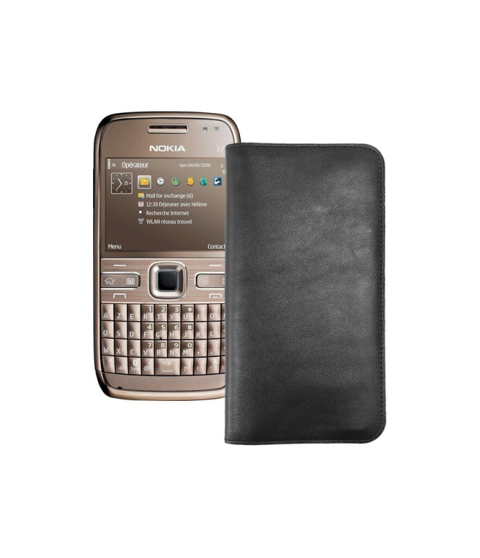 Портмоне з шкіри для телефону Nokia E72