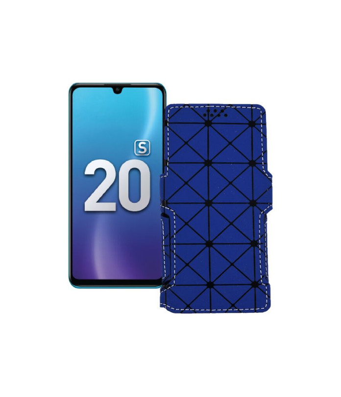 Чохол-книжка з екошкіри для телефону Honor 20s MAR-LX1H (камера по центру)