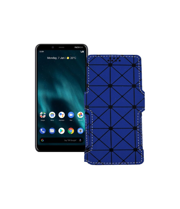 Чохол-книжка з екошкіри для телефону Nokia 3.1 Plus