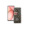Чохол-флип з екошкіри для телефону OPPO A3x 4G