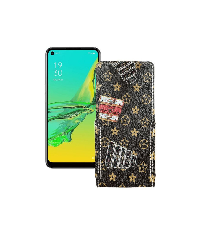 Чохол-флип з екошкіри для телефону OPPO A33 2020