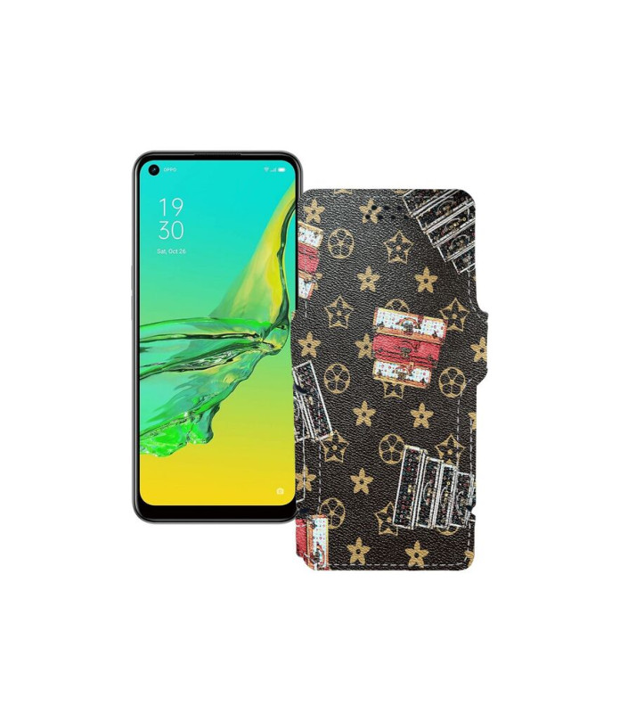 Чохол-книжка з екошкіри для телефону OPPO A33 2020