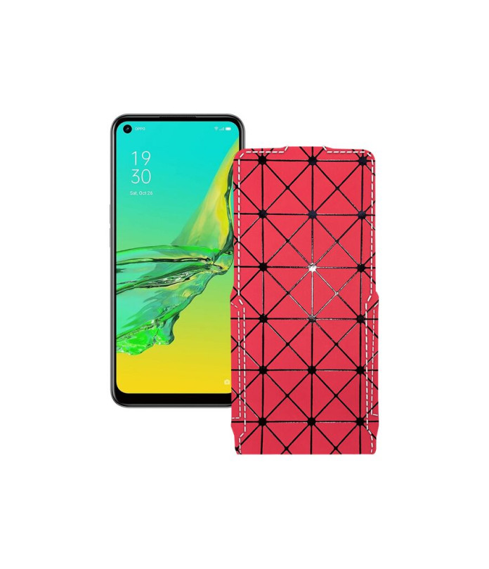 Чохол-флип з екошкіри для телефону OPPO A33 2020