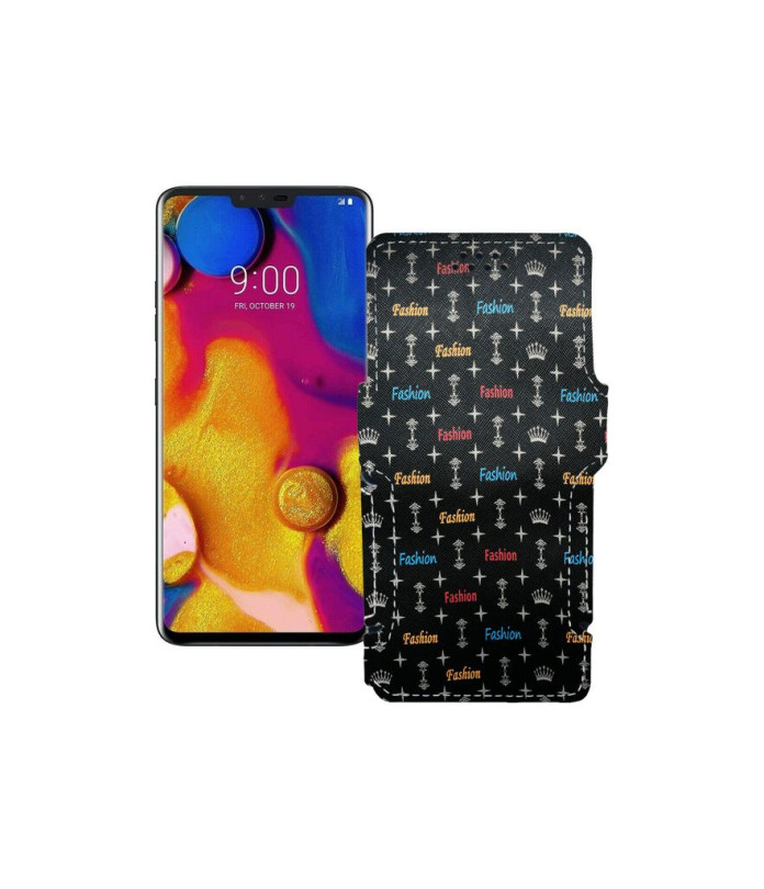 Чохол-книжка з екошкіри для телефону LG V40 ThinQ