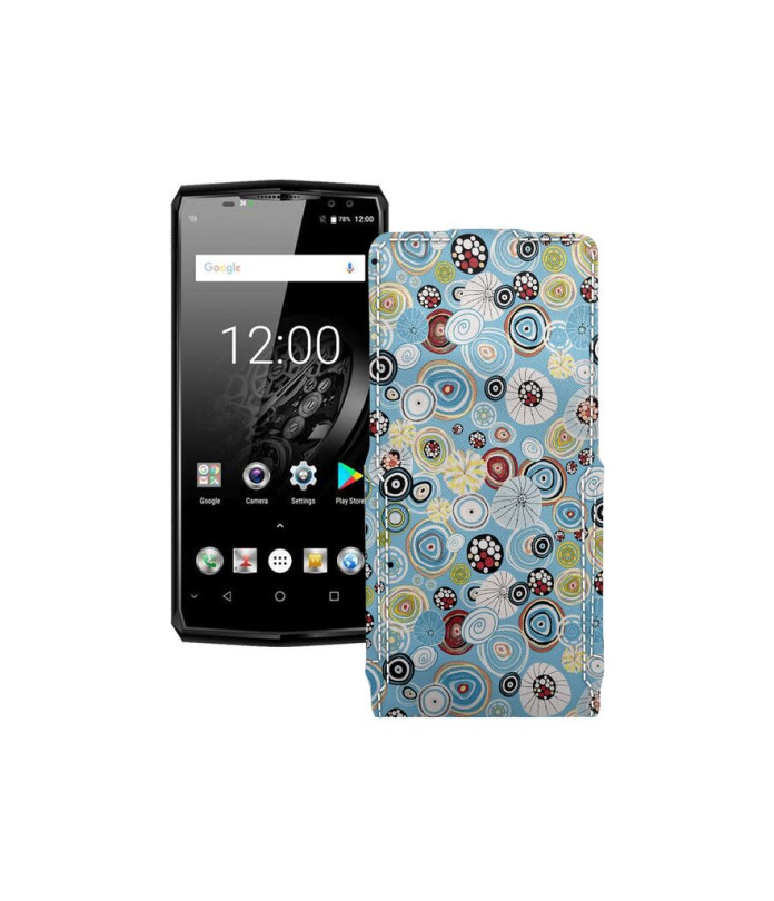 Чохол-флип з екошкіри для телефону Oukitel K10