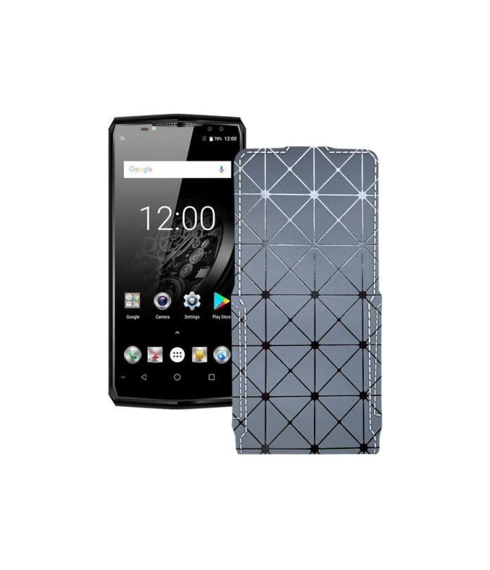 Чохол-флип з екошкіри для телефону Oukitel K10