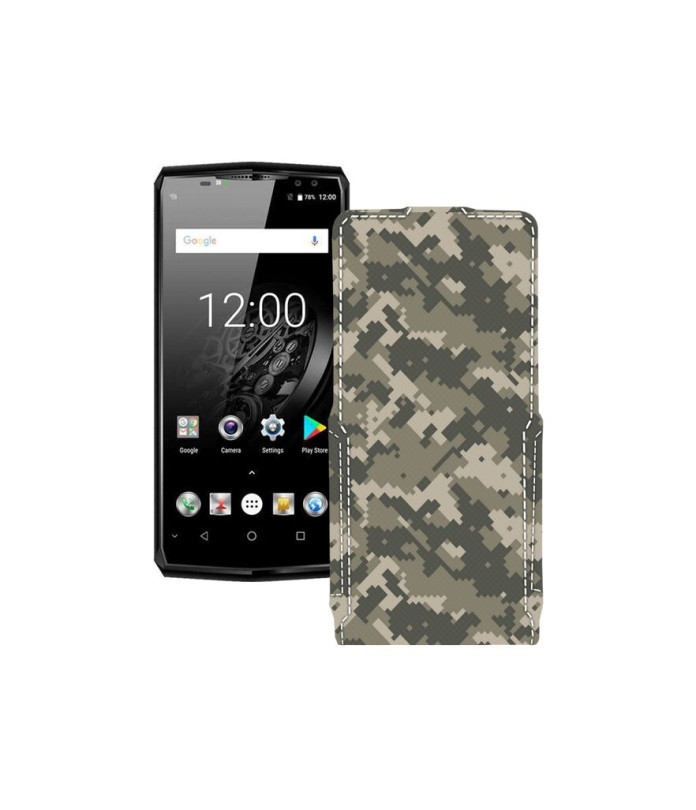 Чохол-флип з екошкіри для телефону Oukitel K10