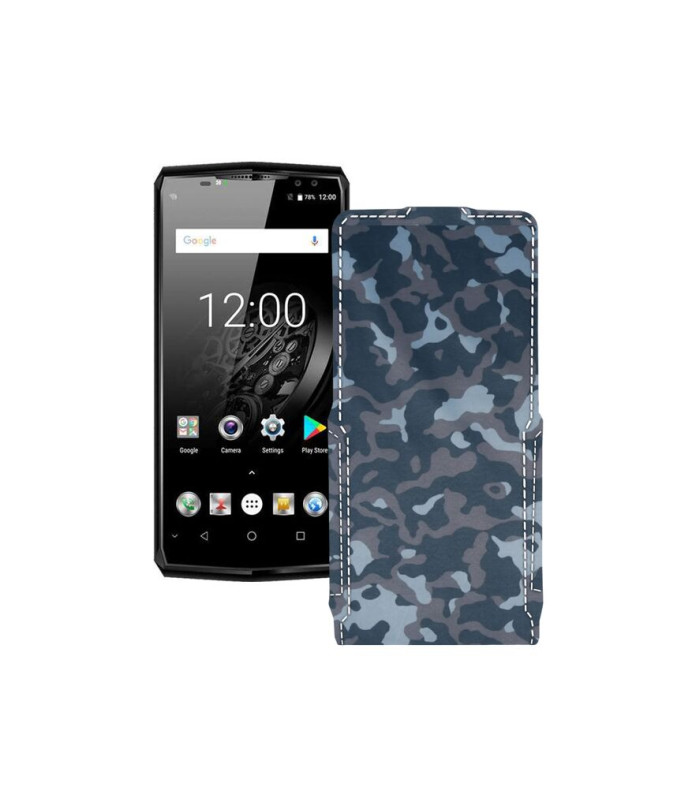 Чохол-флип з екошкіри для телефону Oukitel K10