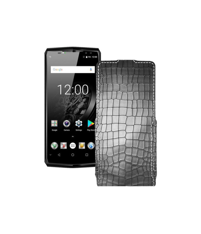 Чохол-флип з екошкіри для телефону Oukitel K10