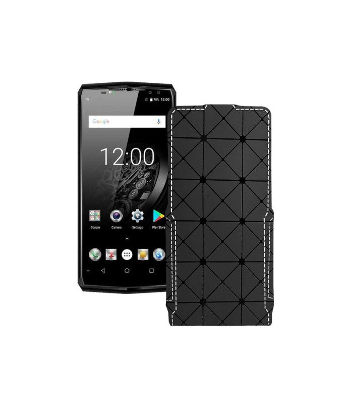 Чохол-флип з екошкіри для телефону Oukitel K10