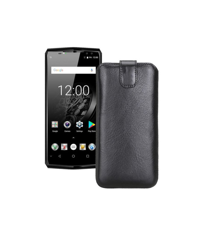 Витяжка з екошкіри для телефону Oukitel K10