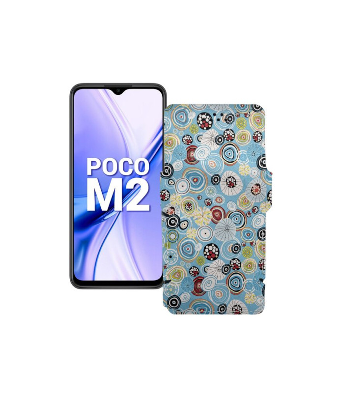 Чохол-книжка з екошкіри для телефону Xiaomi Poco M2