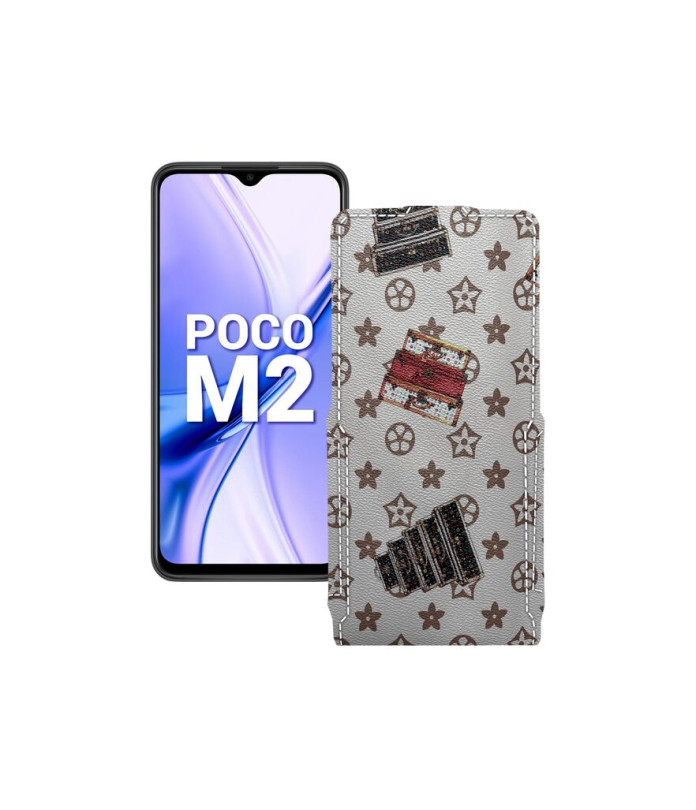 Чохол-флип з екошкіри для телефону Xiaomi Poco M2