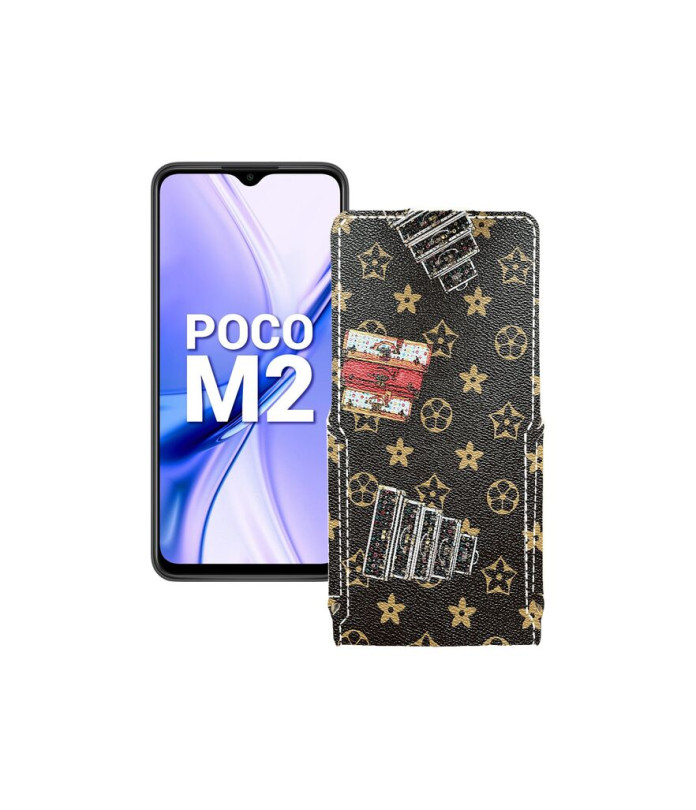 Чохол-флип з екошкіри для телефону Xiaomi Poco M2