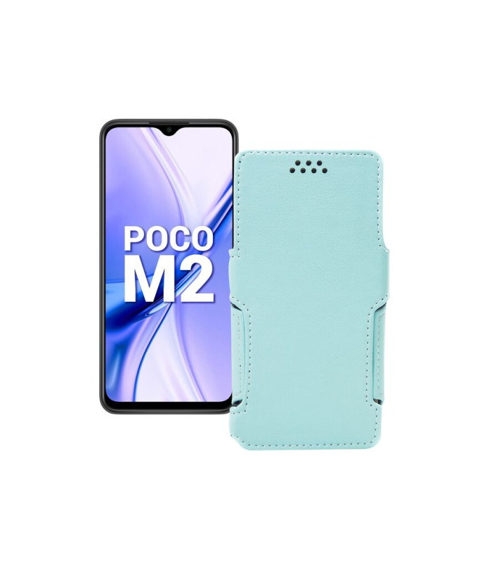 Чохол-книжка з екошкіри для телефону Xiaomi Poco M2