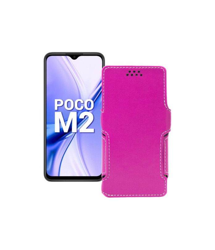 Чохол-книжка з екошкіри для телефону Xiaomi Poco M2