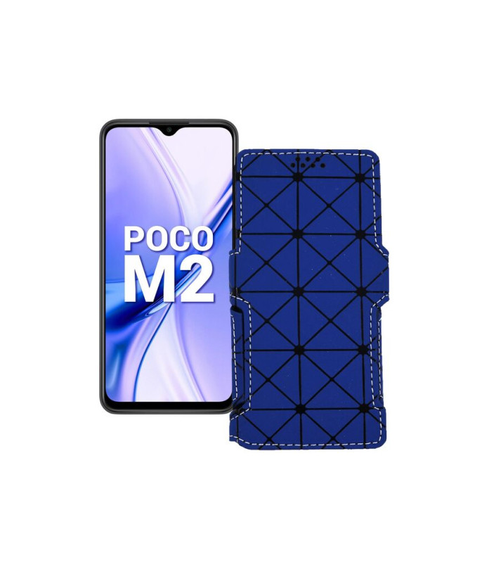 Чохол-книжка з екошкіри для телефону Xiaomi Poco M2