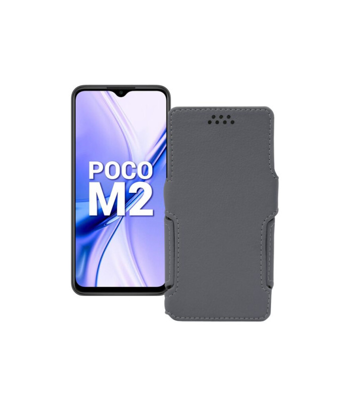 Чохол-книжка з екошкіри для телефону Xiaomi Poco M2