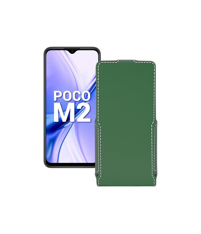 Чохол-флип з екошкіри для телефону Xiaomi Poco M2