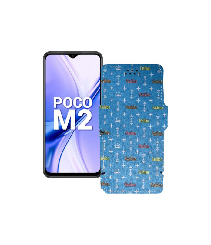 Чохол-книжка з екошкіри для телефону Xiaomi Poco M2