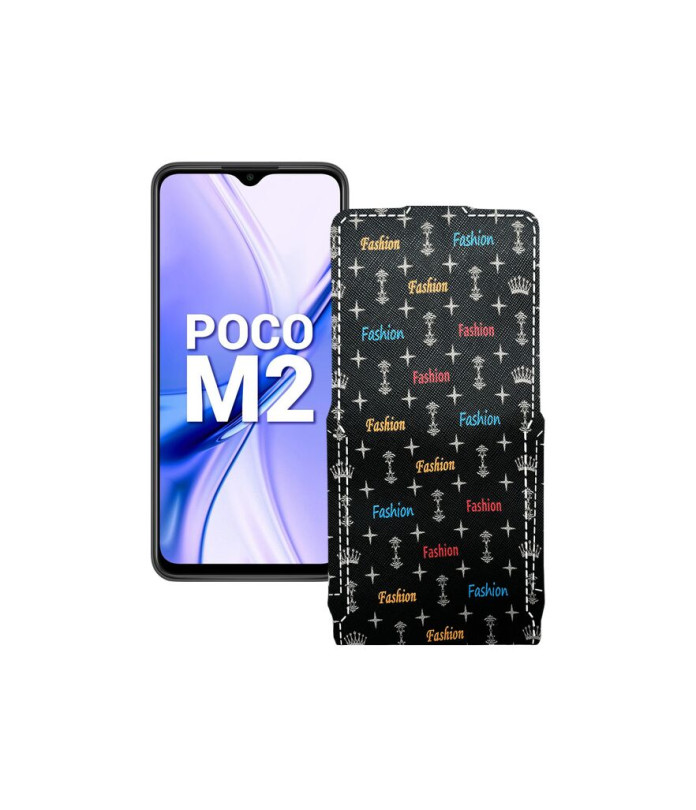 Чохол-флип з екошкіри для телефону Xiaomi Poco M2