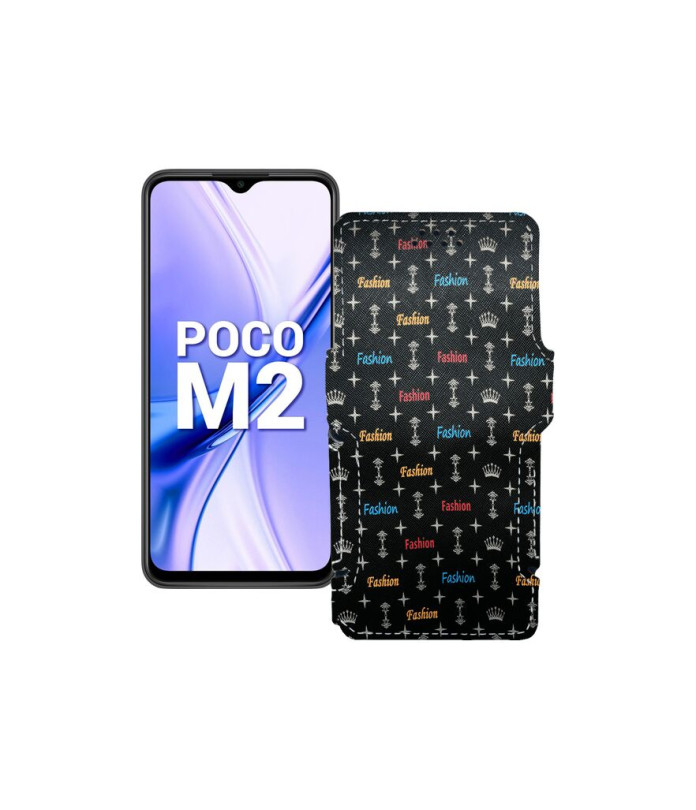 Чохол-книжка з екошкіри для телефону Xiaomi Poco M2