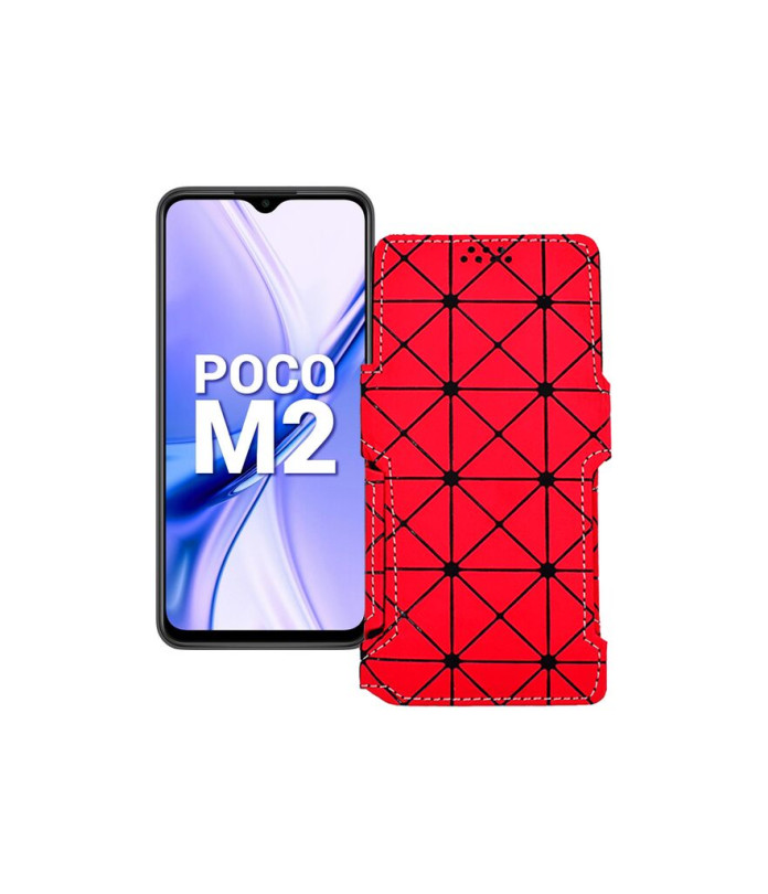 Чохол-книжка з екошкіри для телефону Xiaomi Poco M2