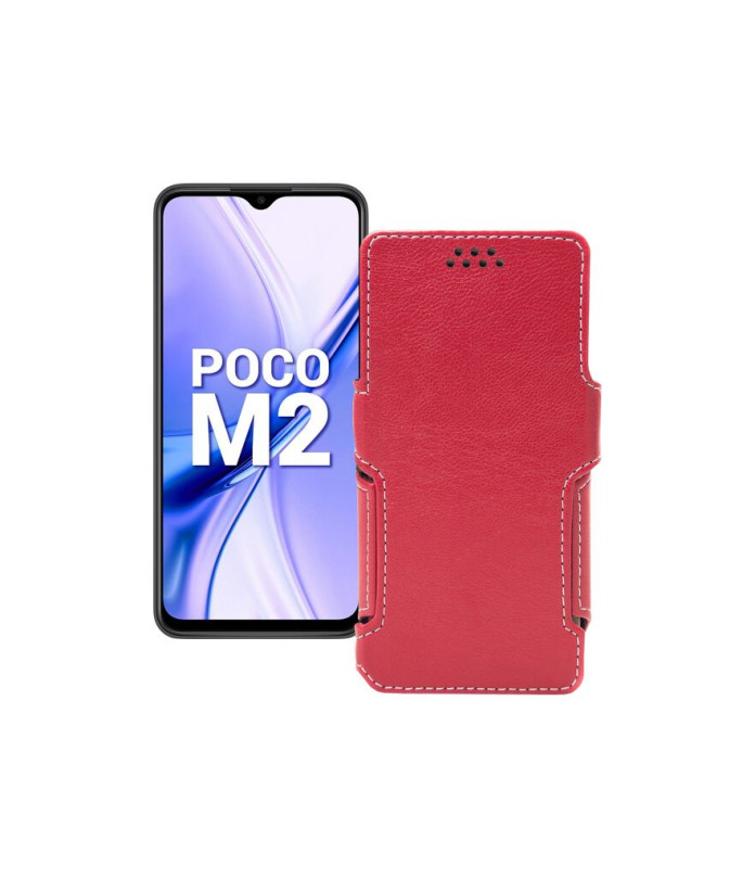 Чохол-книжка з екошкіри для телефону Xiaomi Poco M2