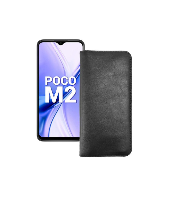 Портмоне з шкіри для телефону Xiaomi Poco M2