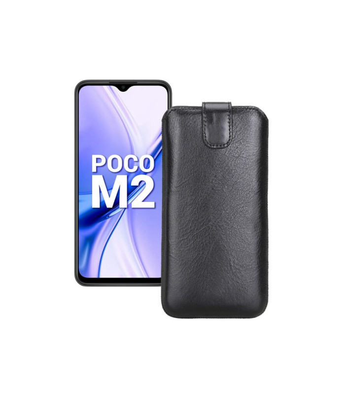 Витяжка з екошкіри для телефону Xiaomi Poco M2