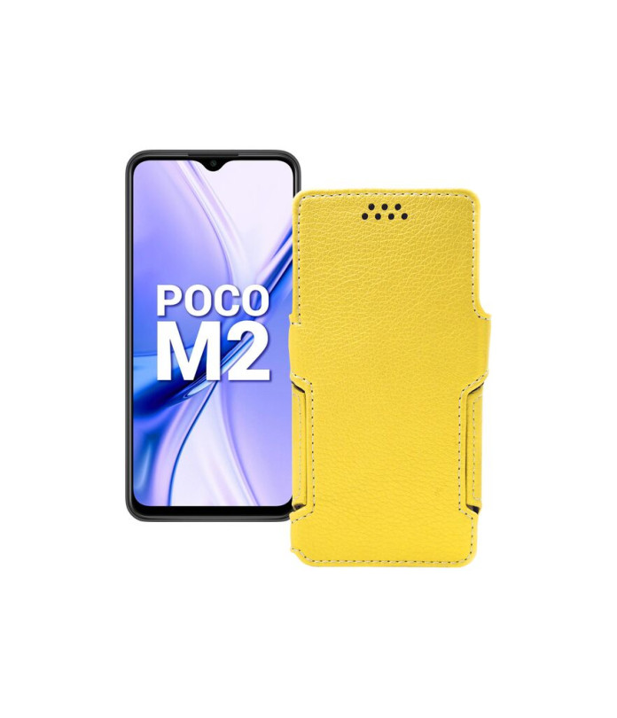 Чохол-книжка з екошкіри для телефону Xiaomi Poco M2