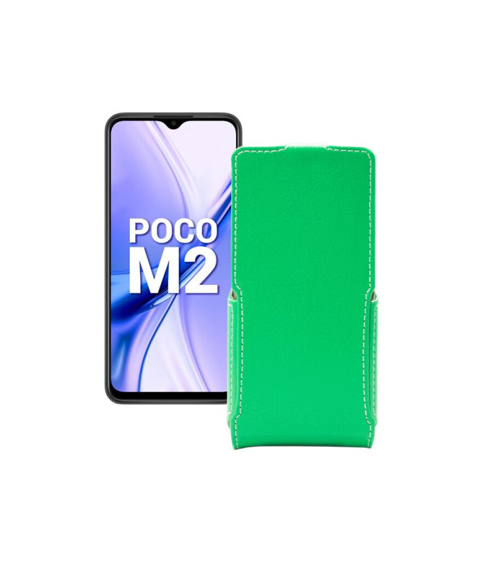 Чохол-флип з екошкіри для телефону Xiaomi Poco M2