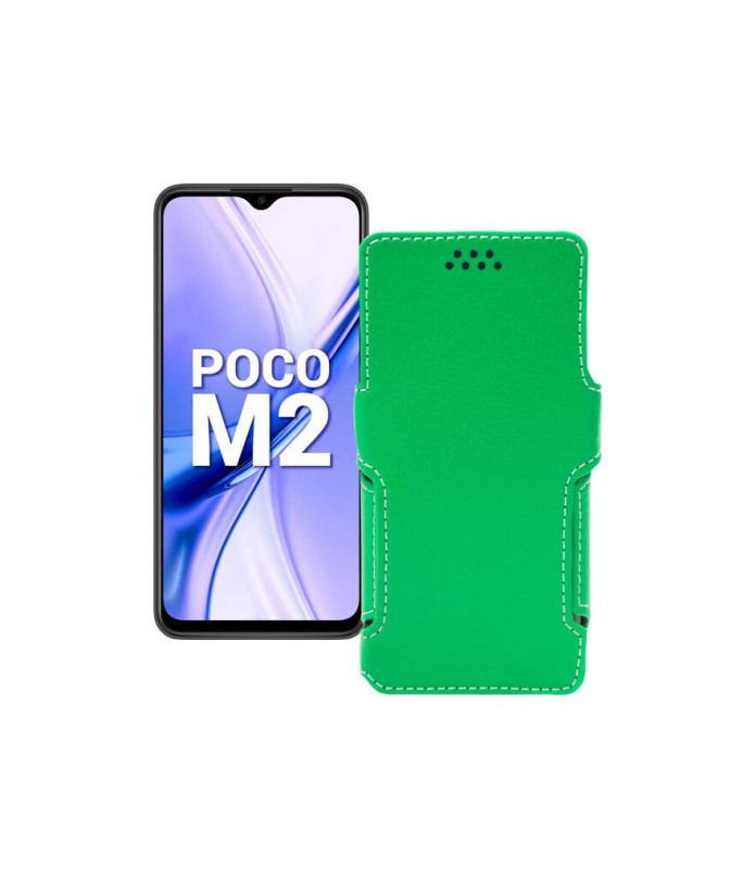 Чохол-книжка з екошкіри для телефону Xiaomi Poco M2