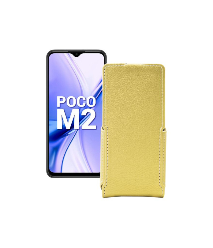 Чохол-флип з екошкіри для телефону Xiaomi Poco M2