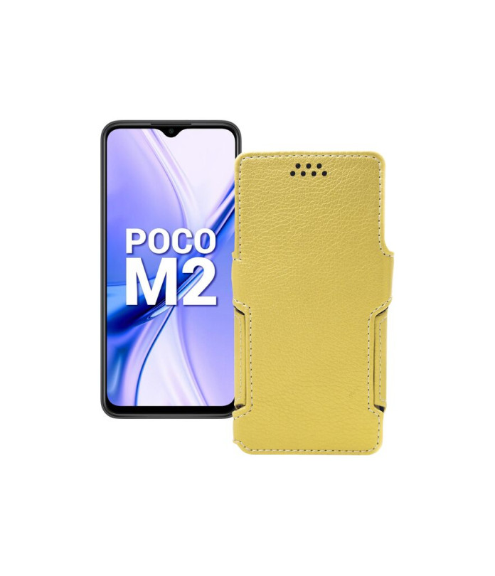 Чохол-книжка з екошкіри для телефону Xiaomi Poco M2