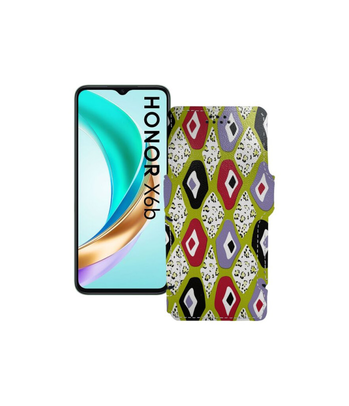 Чохол-книжка з екошкіри для телефону Honor X6B