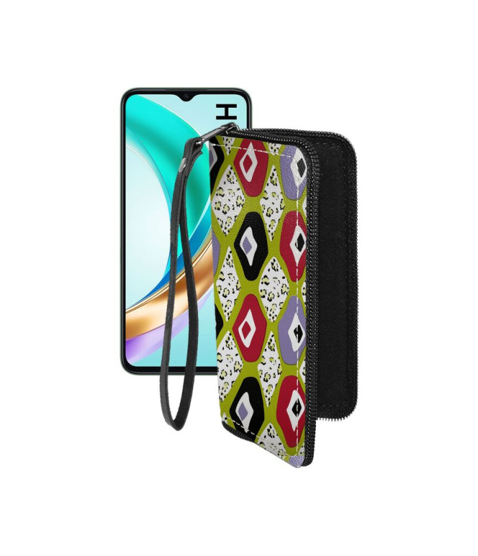 Чохол-гаманець з екошкіри для телефону Honor X6B