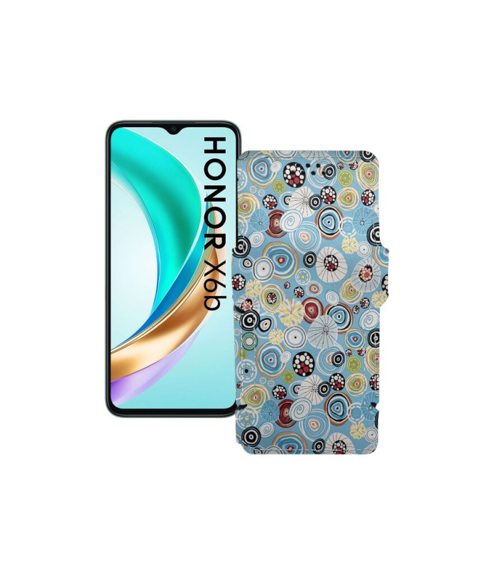 Чохол-книжка з екошкіри для телефону Honor X6B