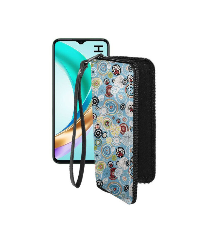 Чохол-гаманець з екошкіри для телефону Honor X6B