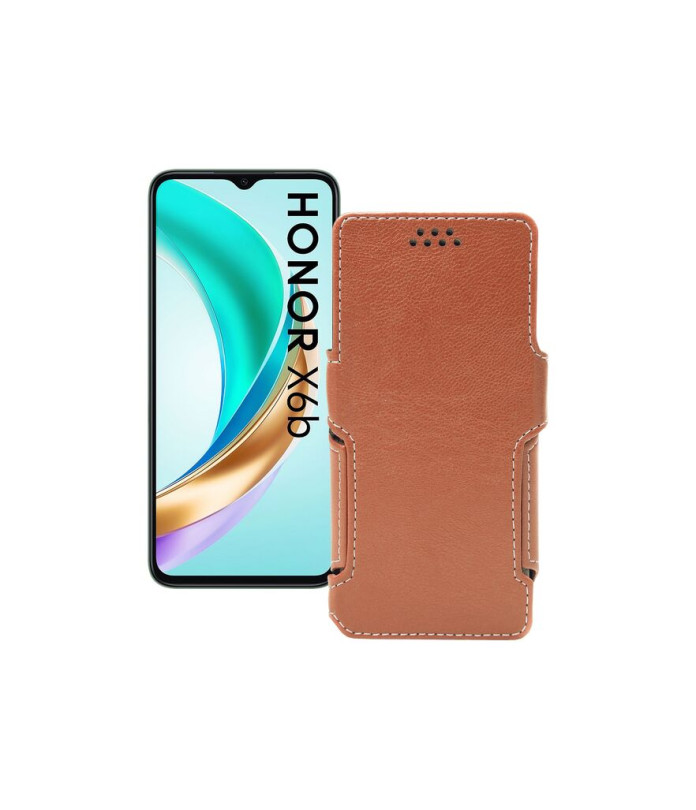 Чохол-книжка з екошкіри для телефону Honor X6B