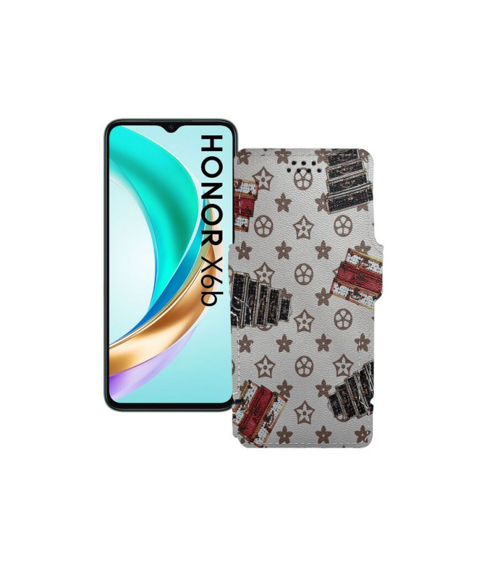 Чохол-книжка з екошкіри для телефону Honor X6B