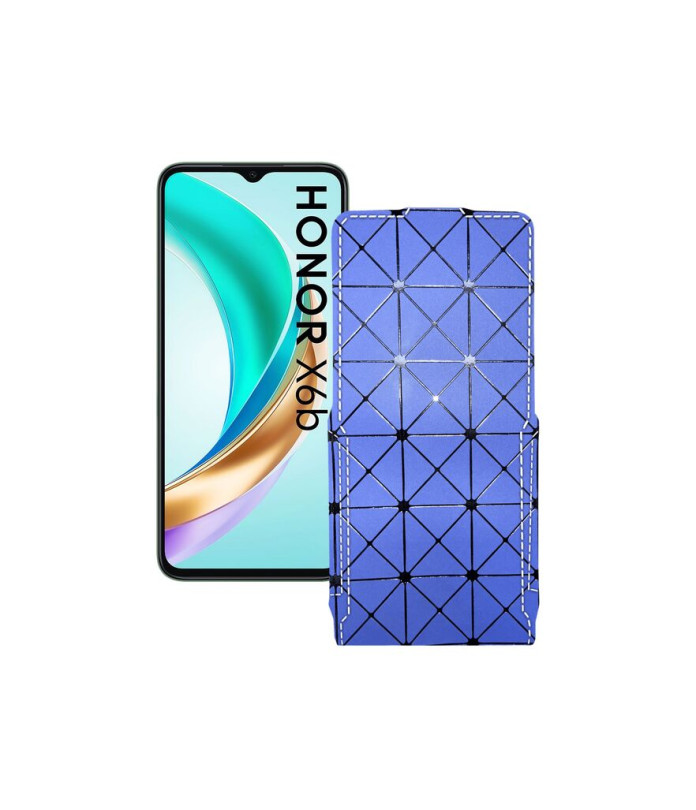 Чохол-флип з екошкіри для телефону Honor X6B