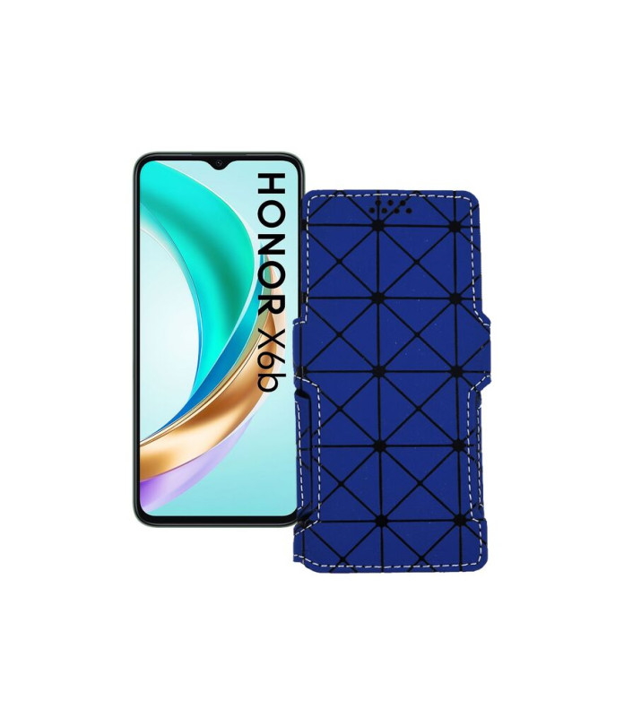 Чохол-книжка з екошкіри для телефону Honor X6B