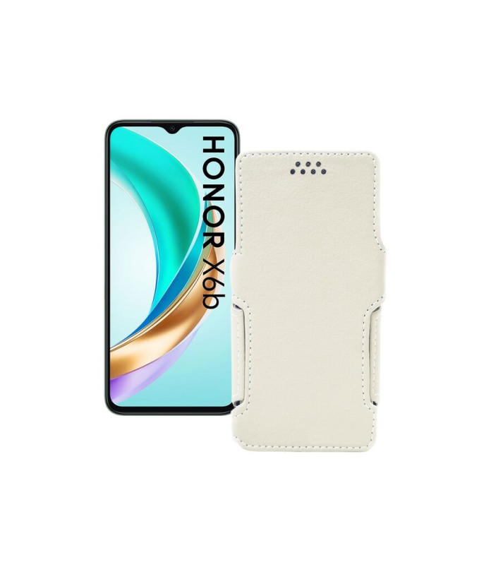 Чохол-книжка з екошкіри для телефону Honor X6B