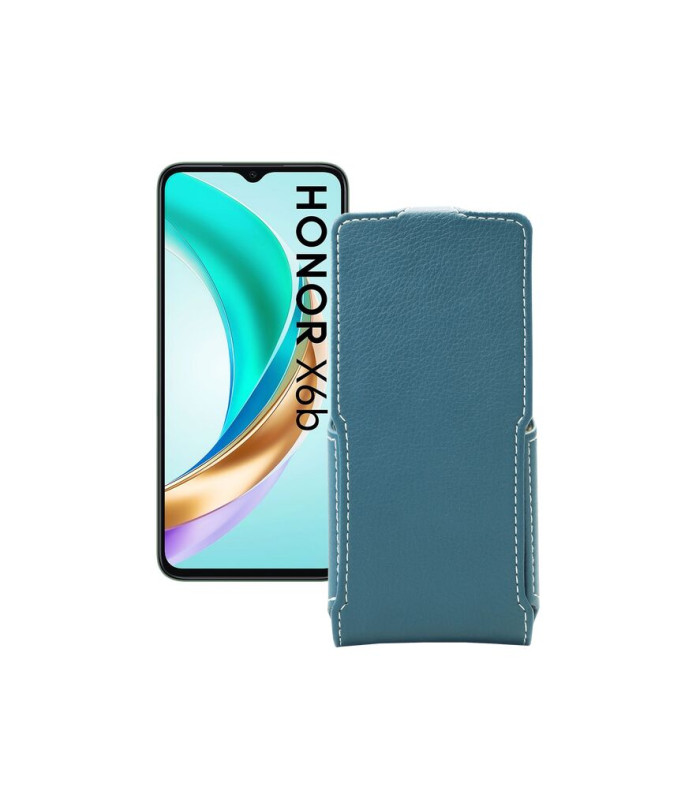 Чохол-флип з екошкіри для телефону Honor X6B