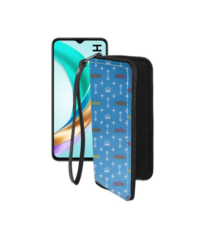 Чохол-гаманець з екошкіри для телефону Honor X6B