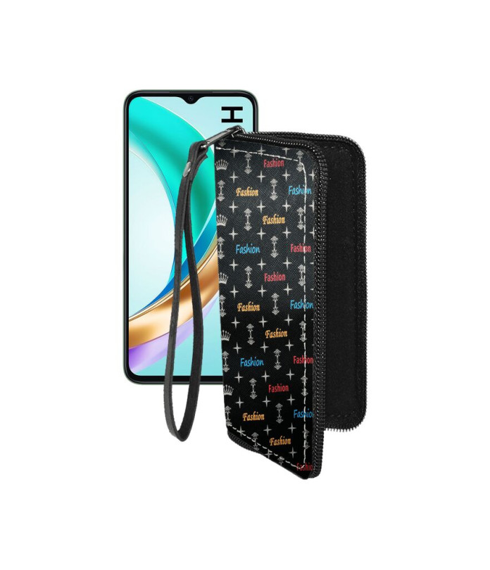 Чохол-гаманець з екошкіри для телефону Honor X6B