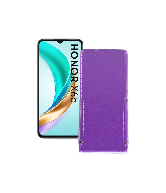 Чохол-флип з екошкіри для телефону Honor X6B