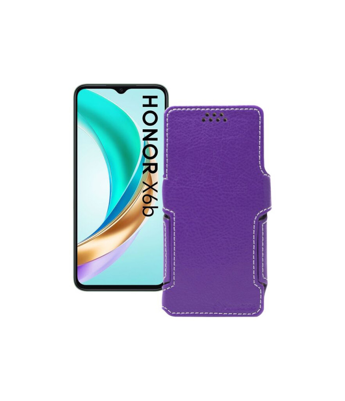 Чохол-книжка з екошкіри для телефону Honor X6B